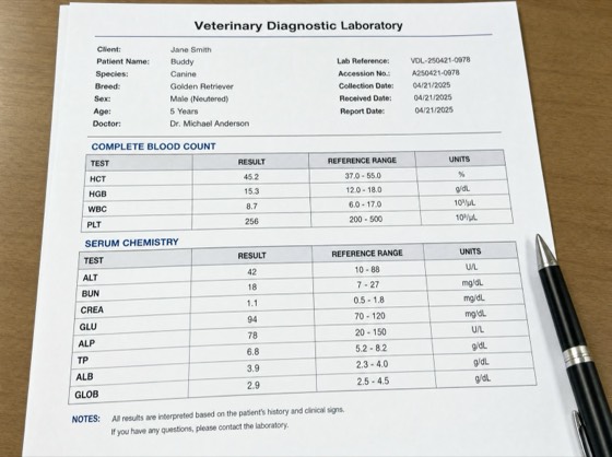 Sample: bloodwork